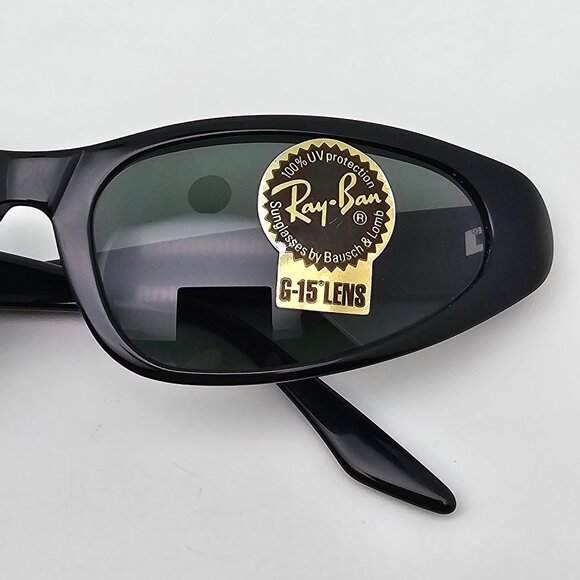 Ray-Ban B&L W1924 XXAO Black Frame G-15 Green Glass Lens Cat Eye Sunglasses 55mm main image 8